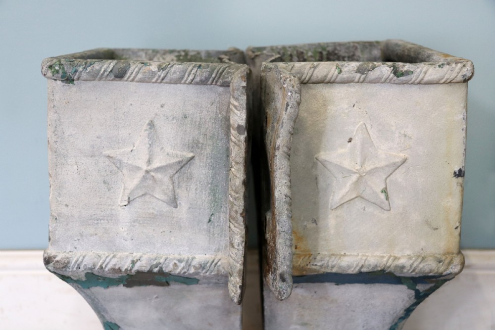  A lovely set of four lead, very early Victorian or Regency gutter downpipe hoppers.  View VIII