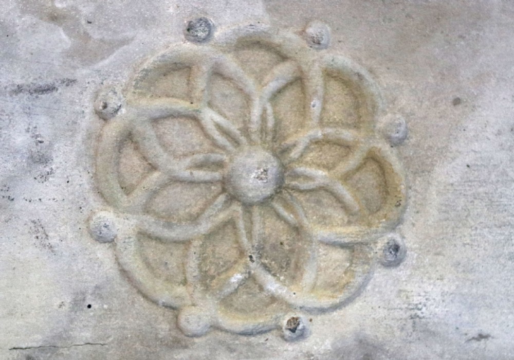  A lovely set of four lead, very early Victorian or Regency gutter downpipe hoppers.  View XX