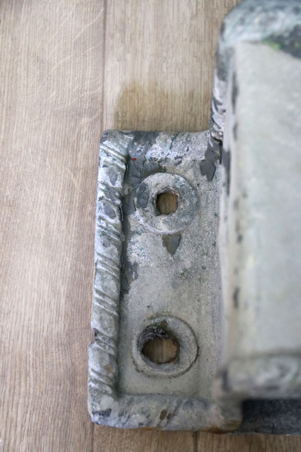  A lovely set of four lead, very early Victorian or Regency gutter downpipe hoppers.  View XXIII