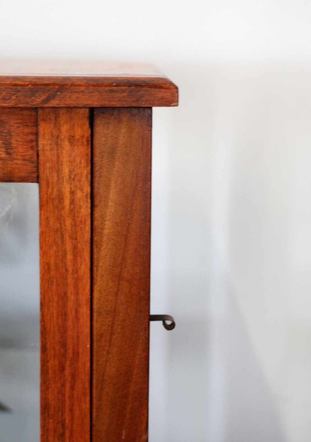 A Fry's chocolate lovely hardwood framed shop counter display cabinet. View XVI