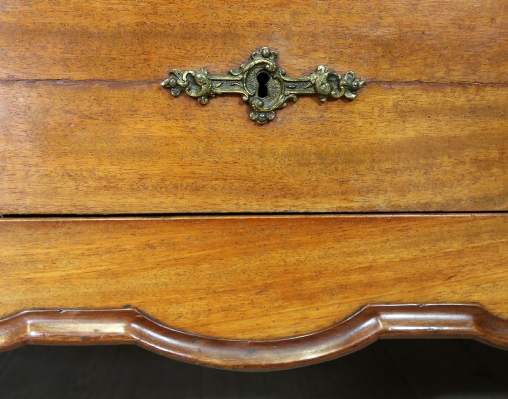 A lovely late 19th century French walnut marble topped chest. View XII