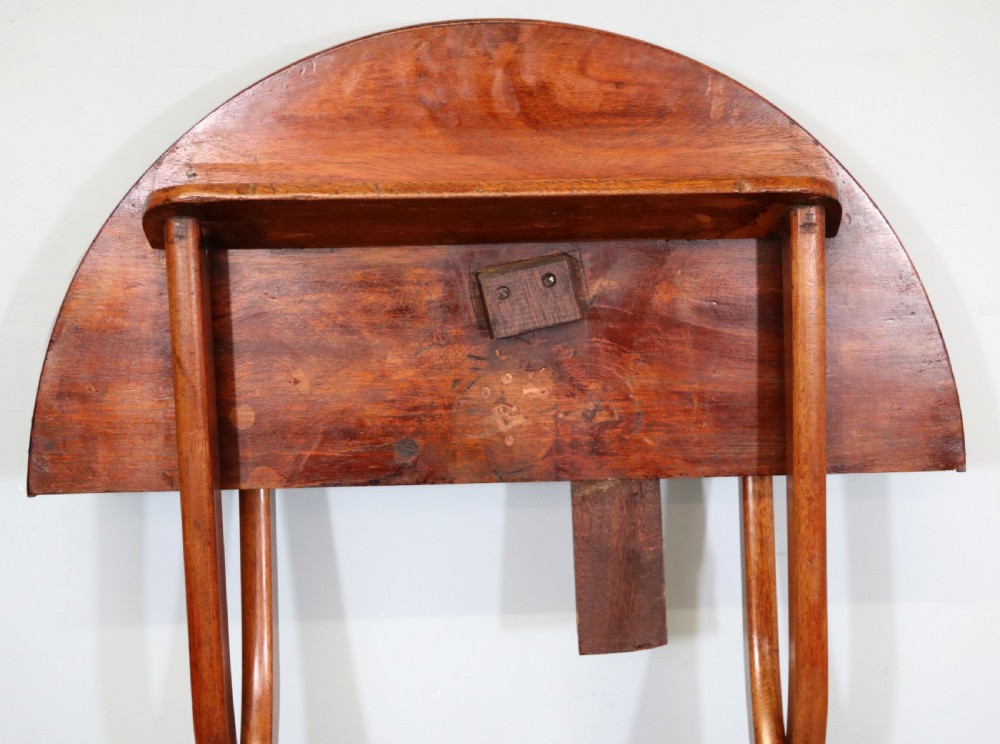  A lovely 19th century genuine campaign or coaching table.  View XII