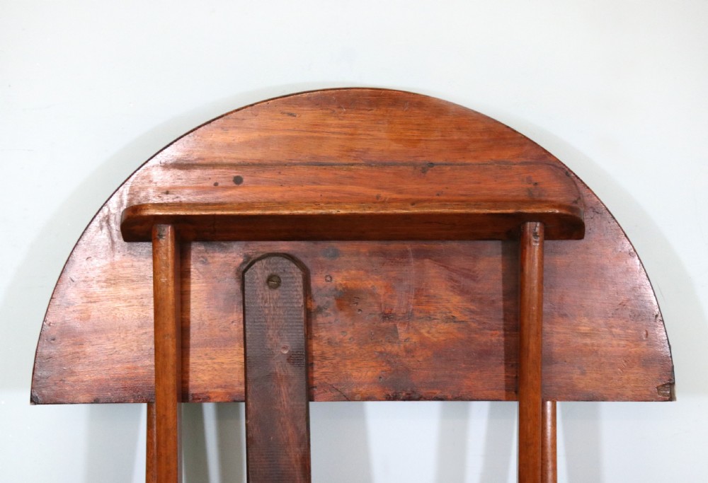  A lovely 19th century genuine campaign or coaching table.  View XIII