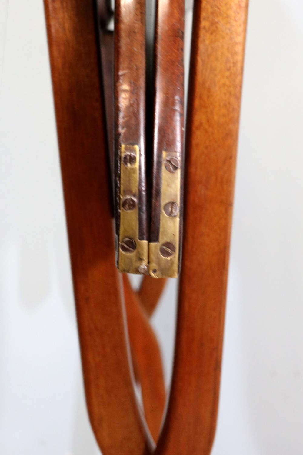  A lovely 19th century genuine campaign or coaching table.  View XVI