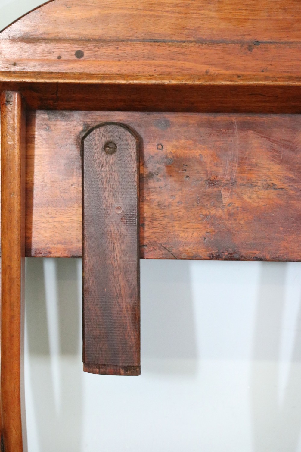  A lovely 19th century genuine campaign or coaching table.  View XVIII