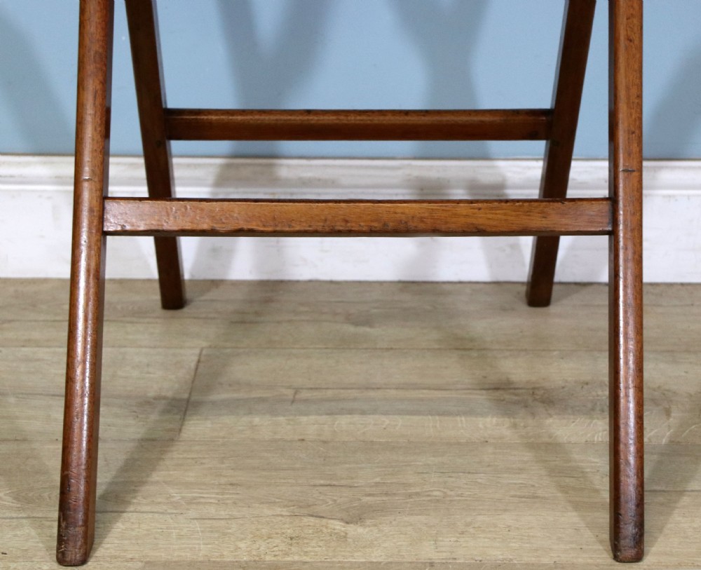  A lovely 19th century genuine campaign or coaching table.  View XXIII