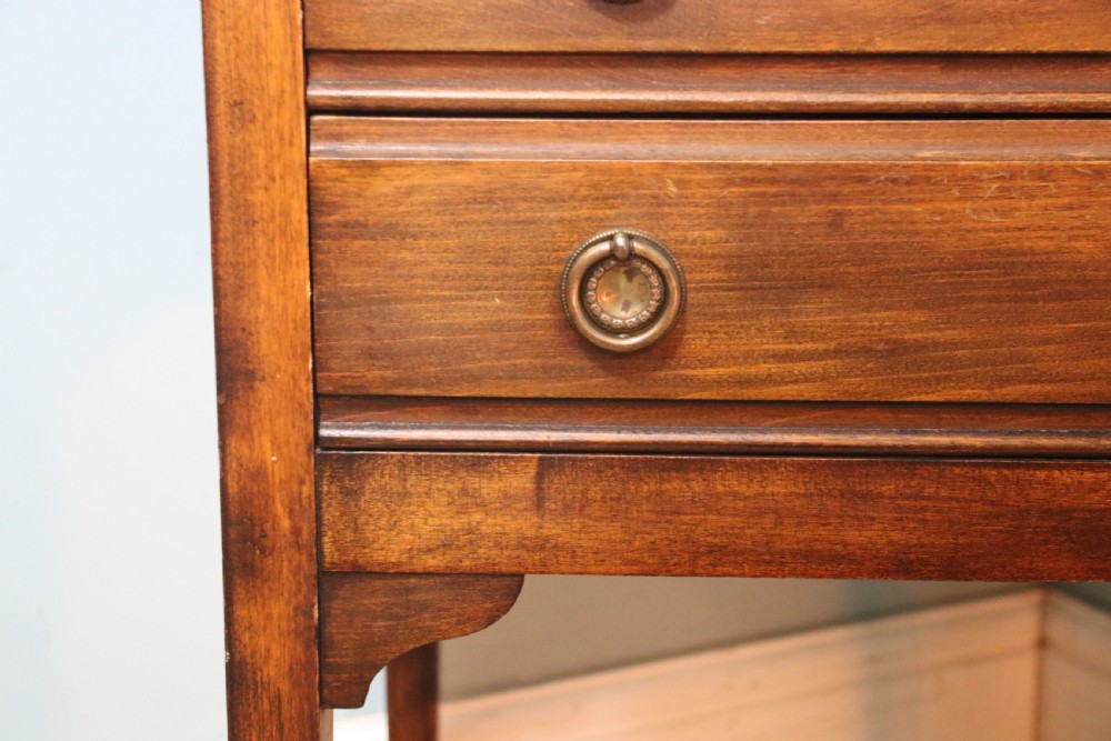  A lovely George V dining room side cabinet with cutlery trays marked for Godfrey & Co, Yeovil.  View XVI