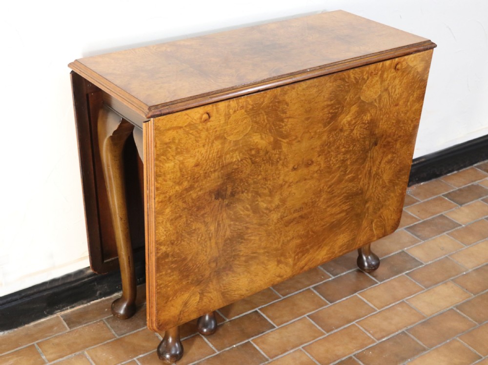  A lovely Queen Anne revival drop leaf dining table. View VII
