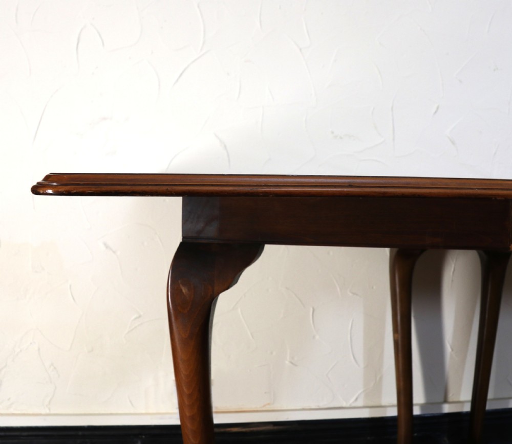  A lovely Queen Anne revival drop leaf dining table. View XIII