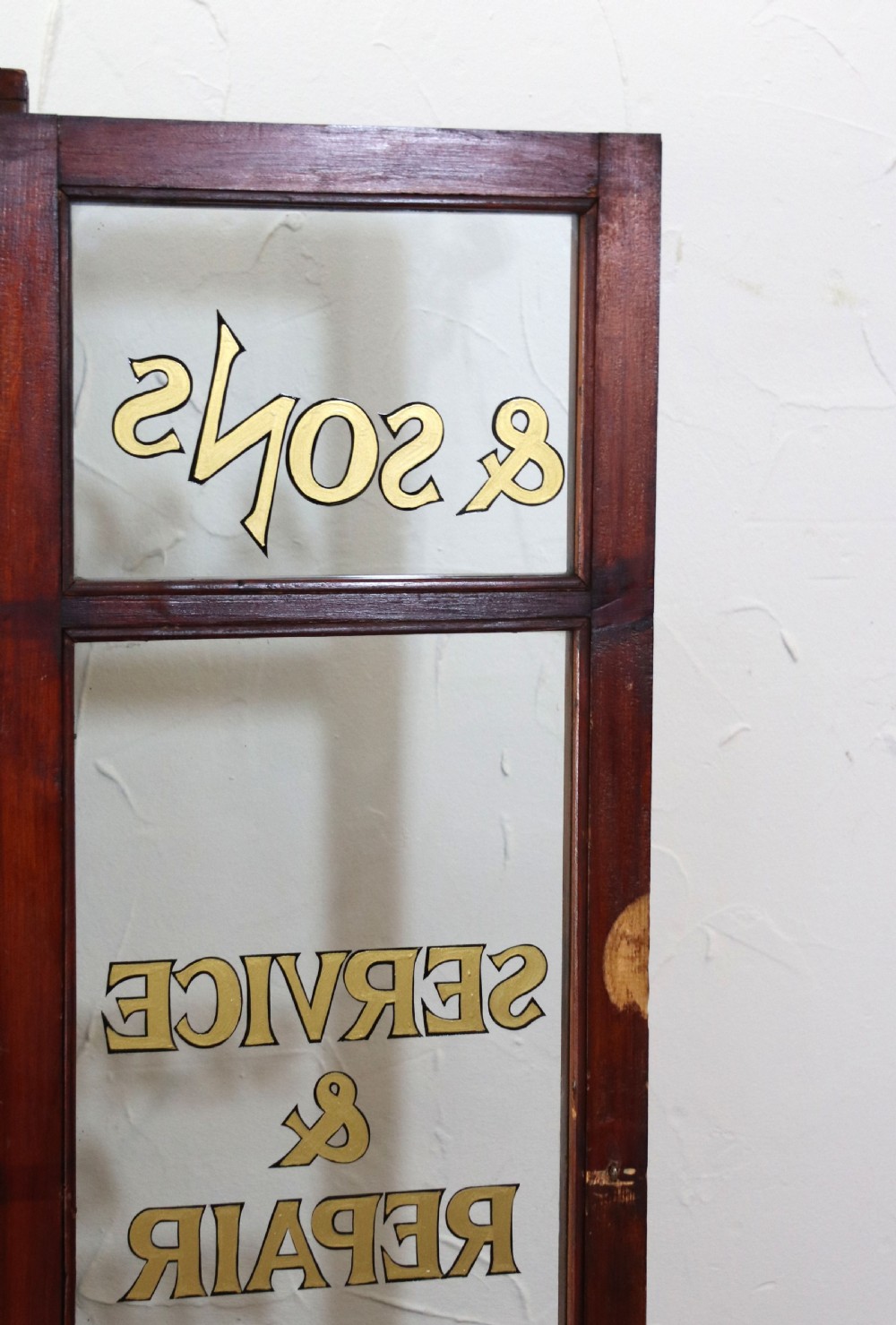 A lovely pine vintage bookcase or display cabinet View XV