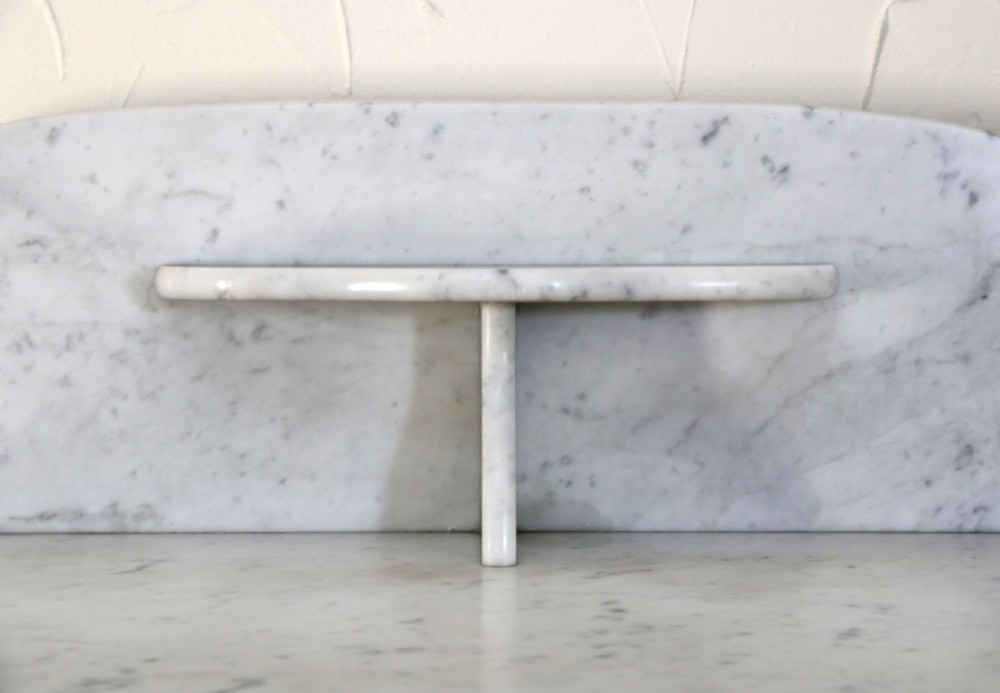 A lovely London Victorian duchess washstand has a marble top. View VIII