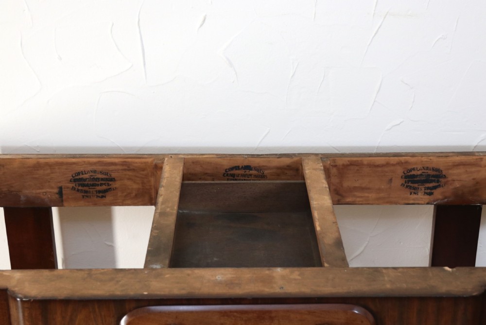  A lovely London Victorian duchess washstand has a marble top. View XXI