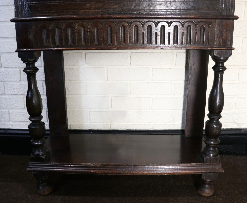 A lovely Victorian gothic revival cabinet on stand. View XXIV