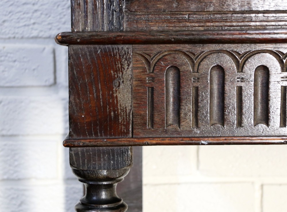 A lovely Victorian gothic revival cabinet on stand. View XXV