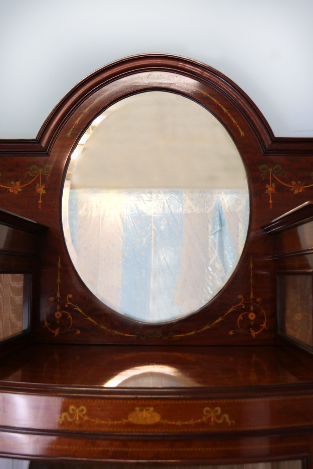 A magnificent Edwardian display cabinet. View VII