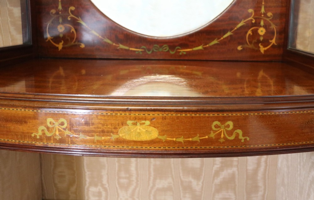 A magnificent Edwardian display cabinet. View XIII
