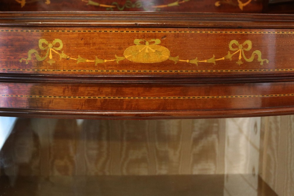 A magnificent Edwardian display cabinet. View XV