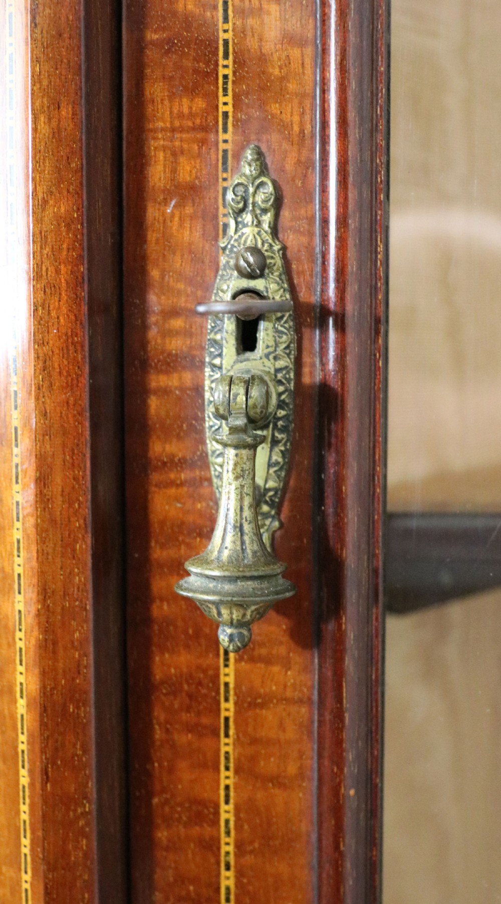 A magnificent Edwardian display cabinet. View XVI