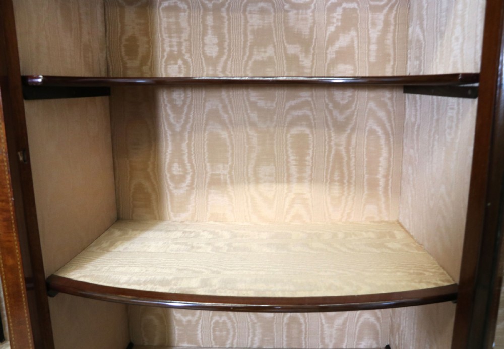 A magnificent Edwardian display cabinet. View XXI