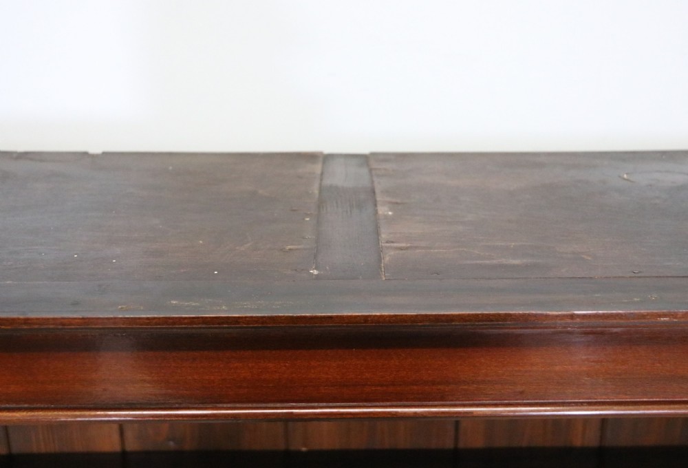 A lovely early 20th century mahogany framed glazed bookcase cabinet, later sign written for the (BBC) View VI