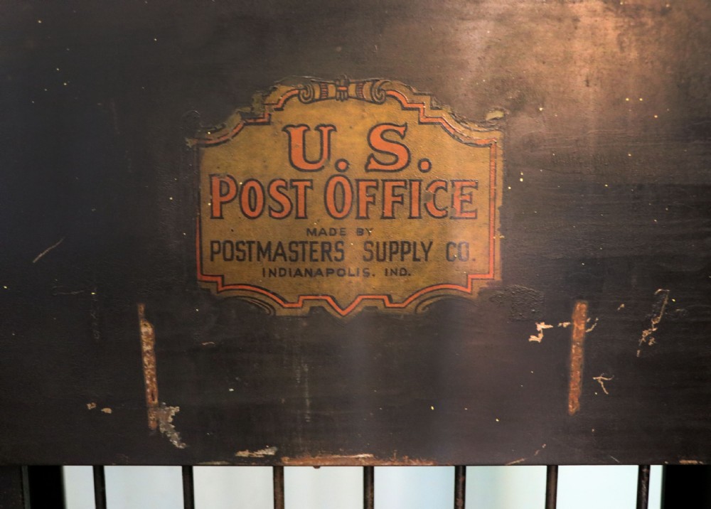 A lovely United States Post Office counter window. View XI