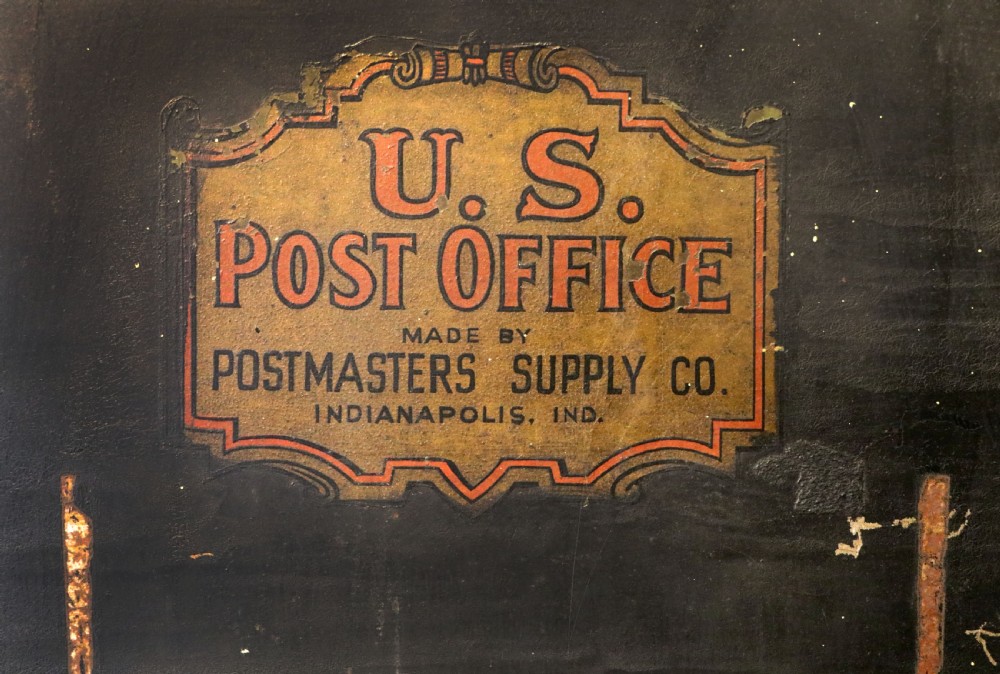A lovely United States Post Office counter window. View XII