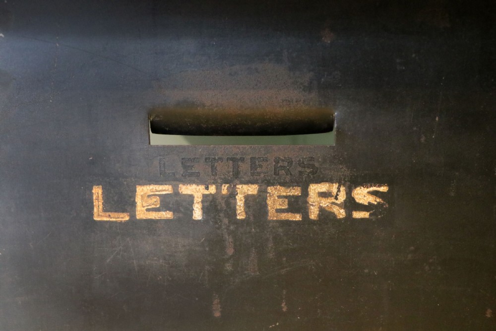 A lovely United States Post Office counter window. View XXI