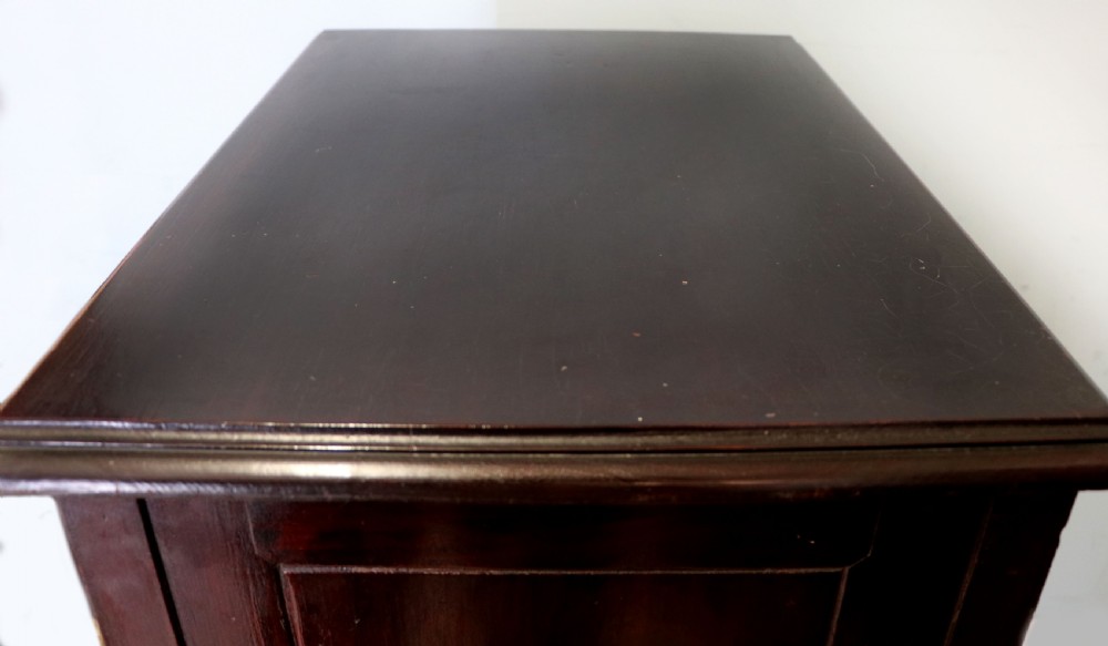 A lovely dark mahogany cabinet hand sign written for Cadburys chocolate. View XI