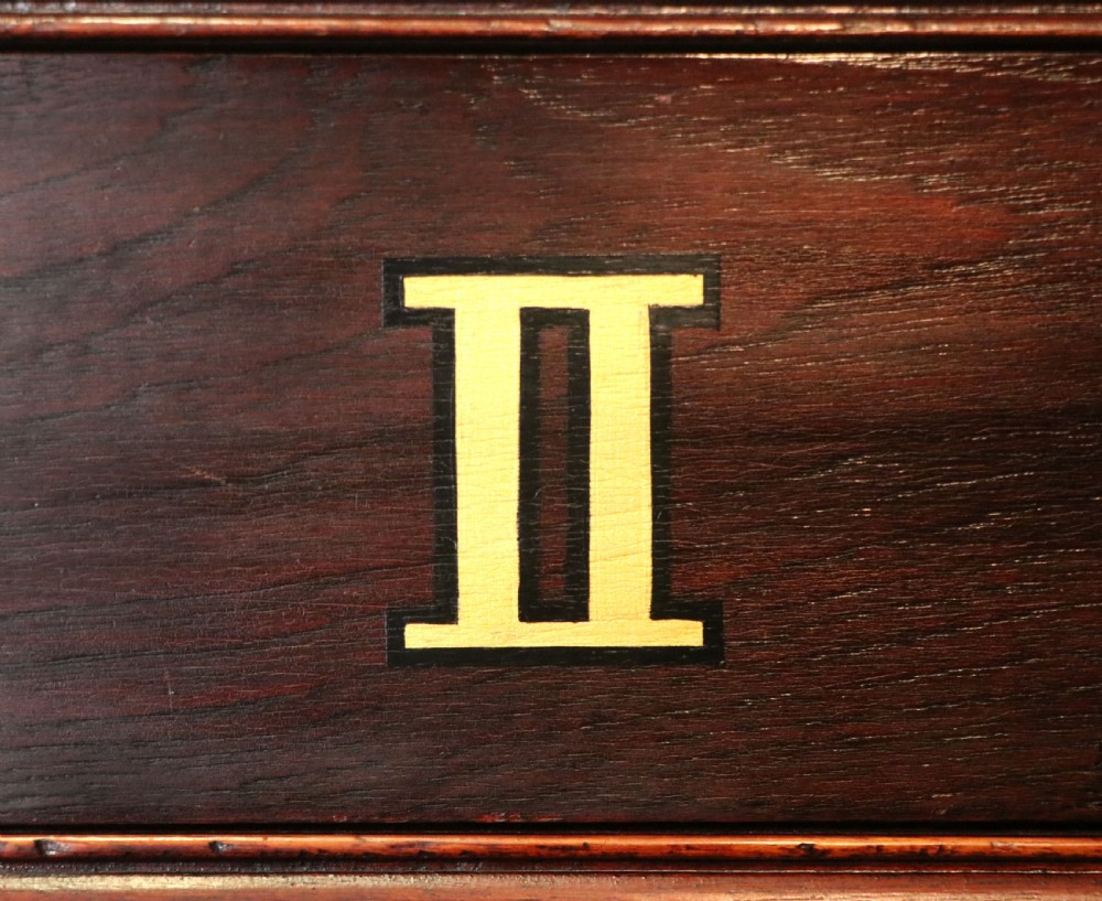 A lovely dark mahogany cabinet hand sign written for Cadburys chocolate. View XXI