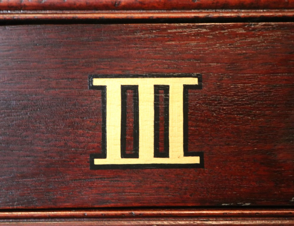 A lovely dark mahogany cabinet hand sign written for Cadburys chocolate. View XXII