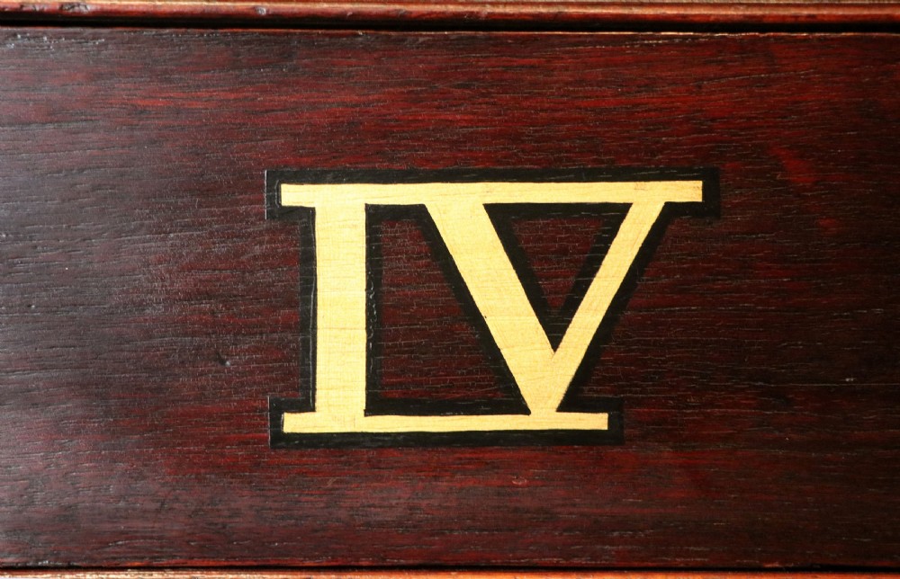 A lovely dark mahogany cabinet hand sign written for Cadburys chocolate. View XXIII