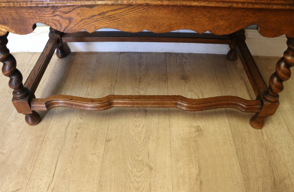 An absolutely charming Jacobean revival oak bureau. View XXVIII