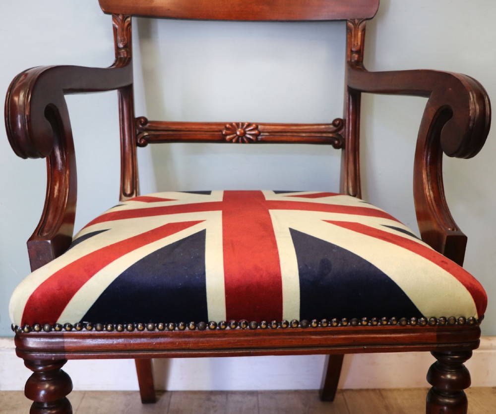 A pair of lovely Victorian bar back carver chairs. View XII