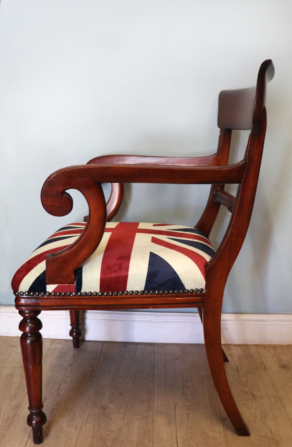 A pair of lovely Victorian bar back carver chairs. View XVI
