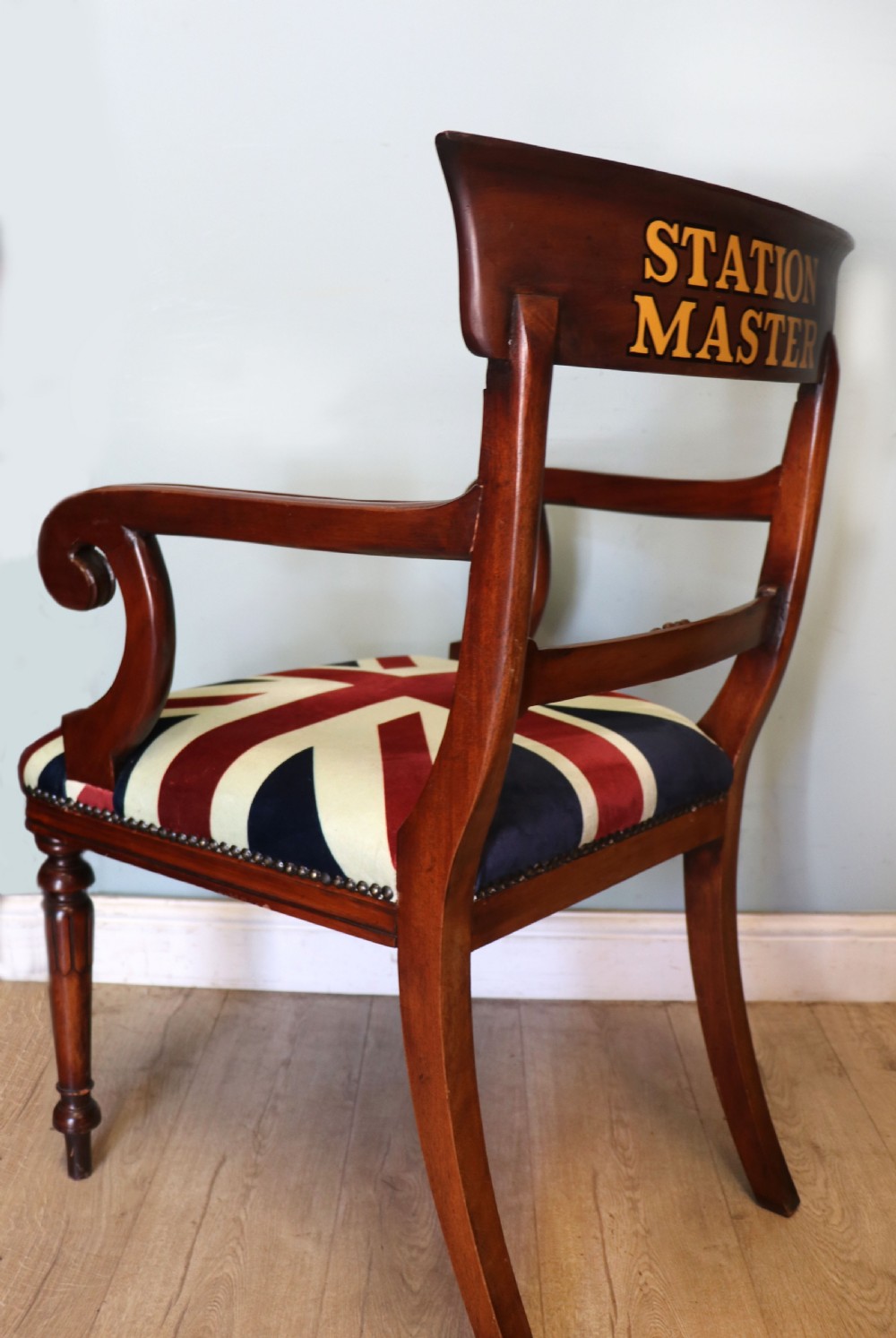 A pair of lovely Victorian bar back carver chairs. View XVII