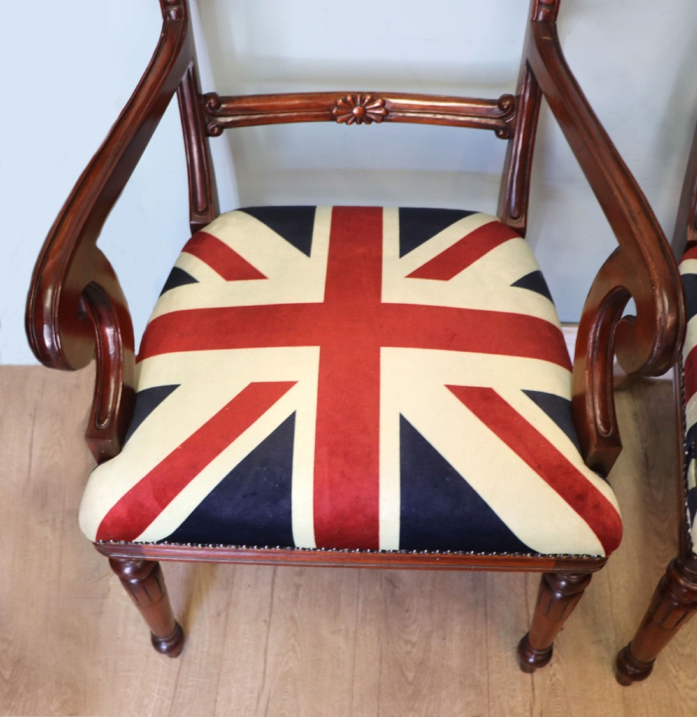 A pair of lovely Victorian bar back carver chairs. View XXII
