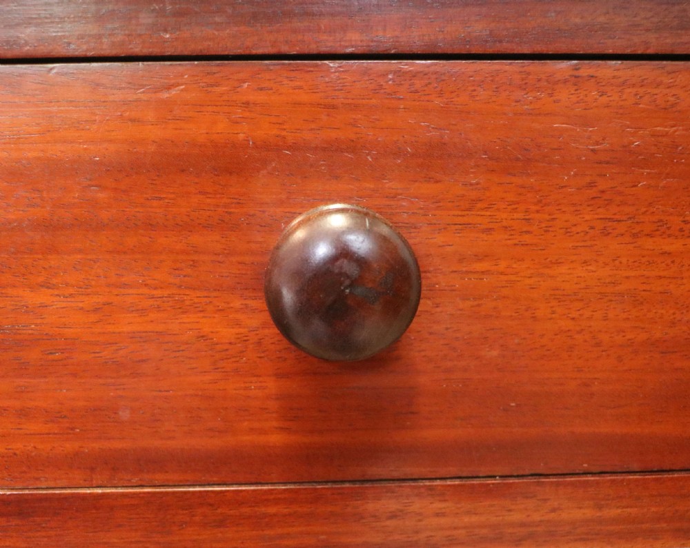 A lovely Victorian mahogany table later sign written booking office. View XII