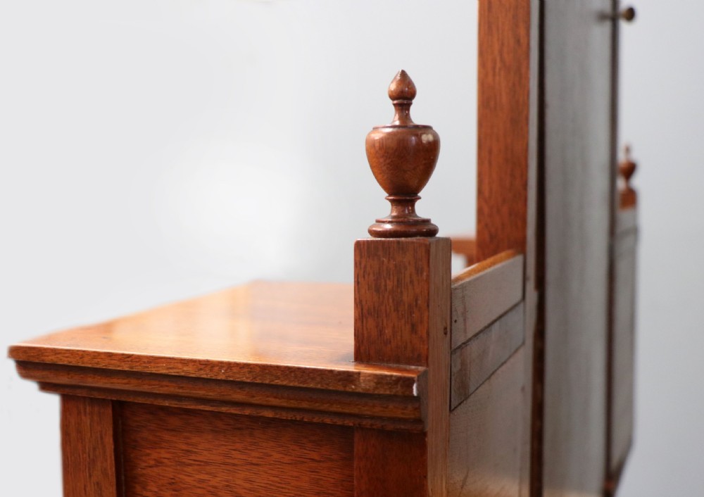 A lovely late 19th century American walnut dressing chest. View XVI