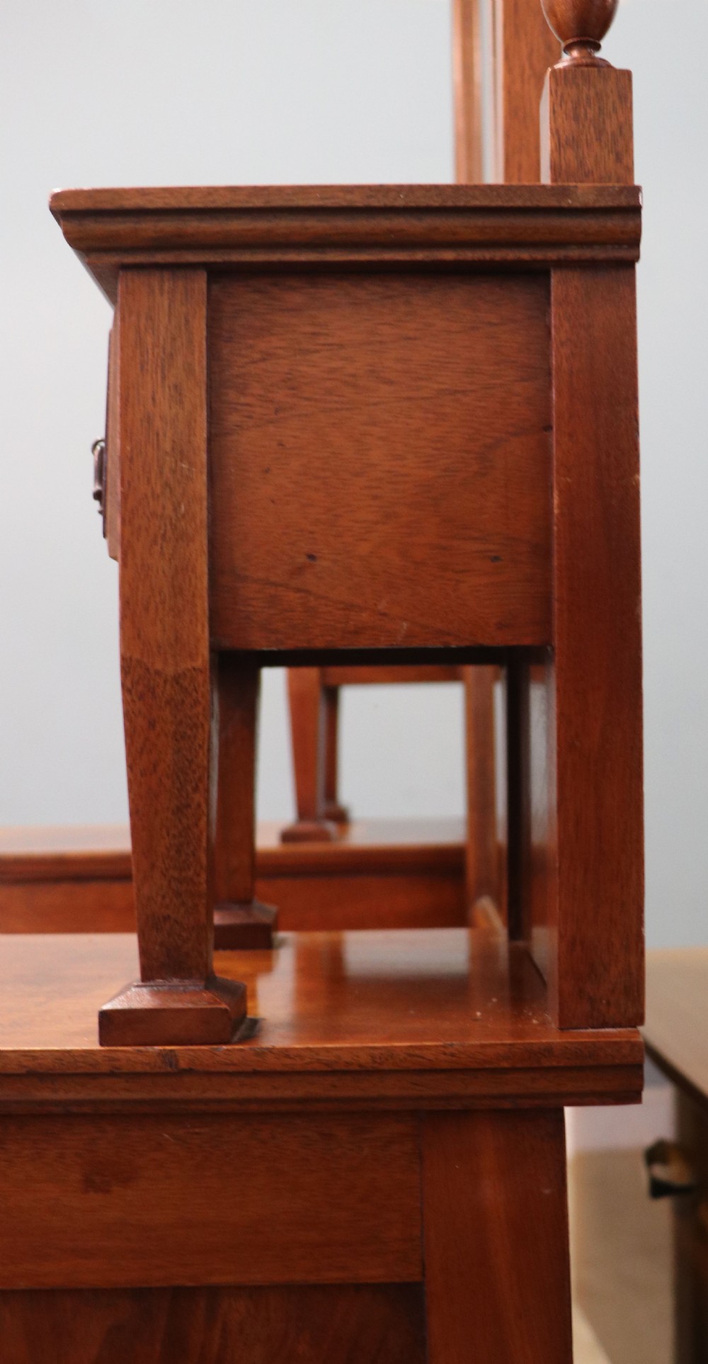 A lovely late 19th century American walnut dressing chest. View XXII