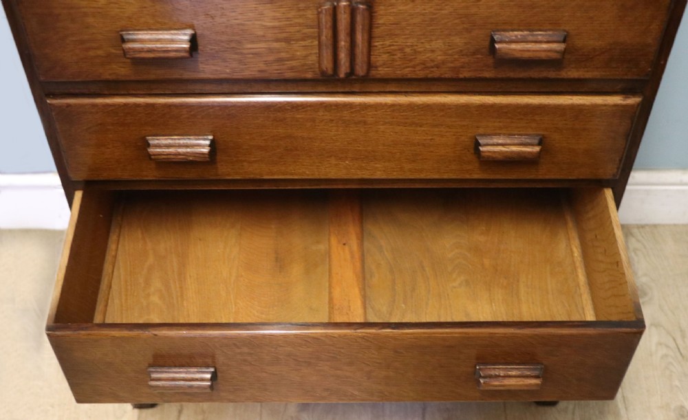 A really lovely & understated 1930s oak bureau. View XXIII