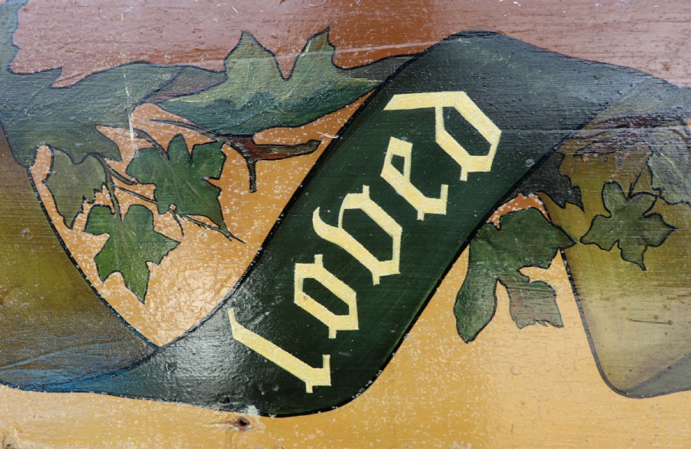 A  lovely 19th Century beautiful hand painted wooden wall mounted panel. View XII