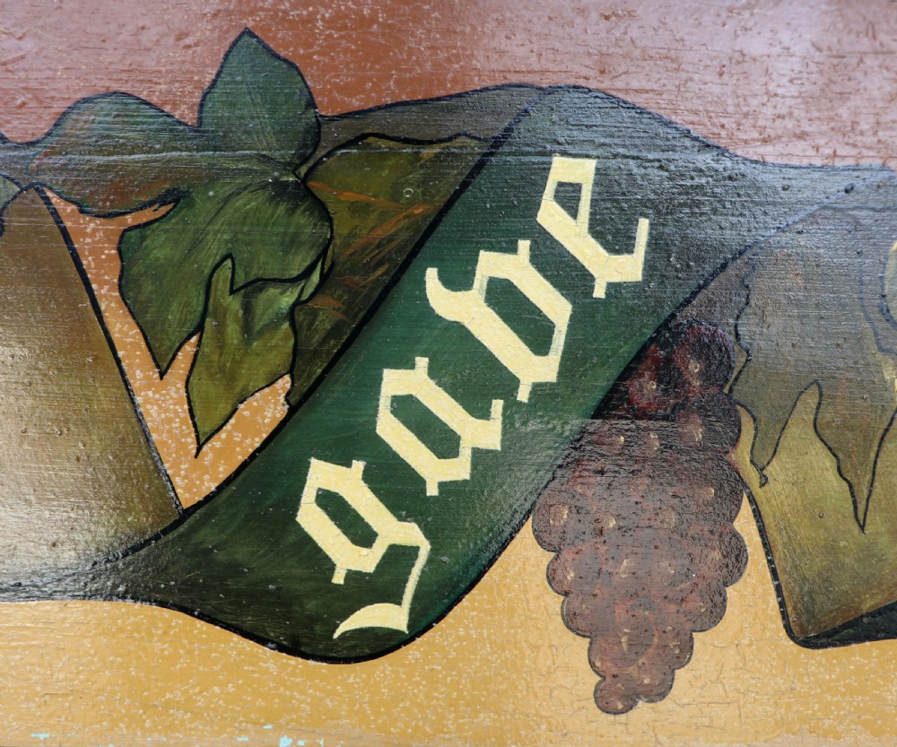 A  lovely 19th Century beautiful hand painted wooden wall mounted panel. View XIV