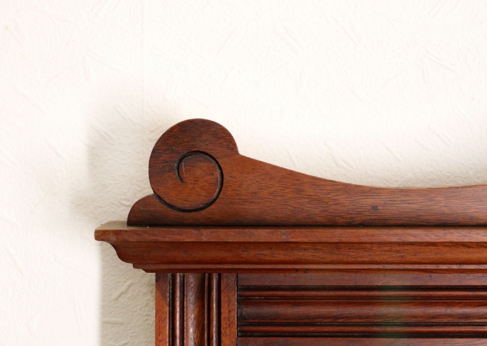 A late Victorian American walnut dressing chest. View V