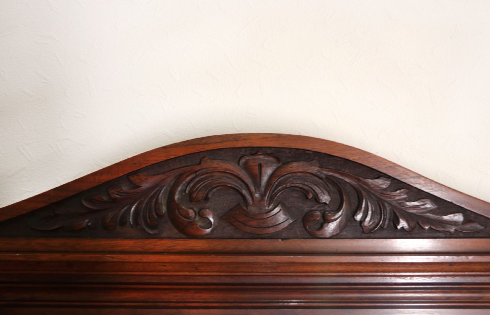 A late Victorian American walnut dressing chest. View VI