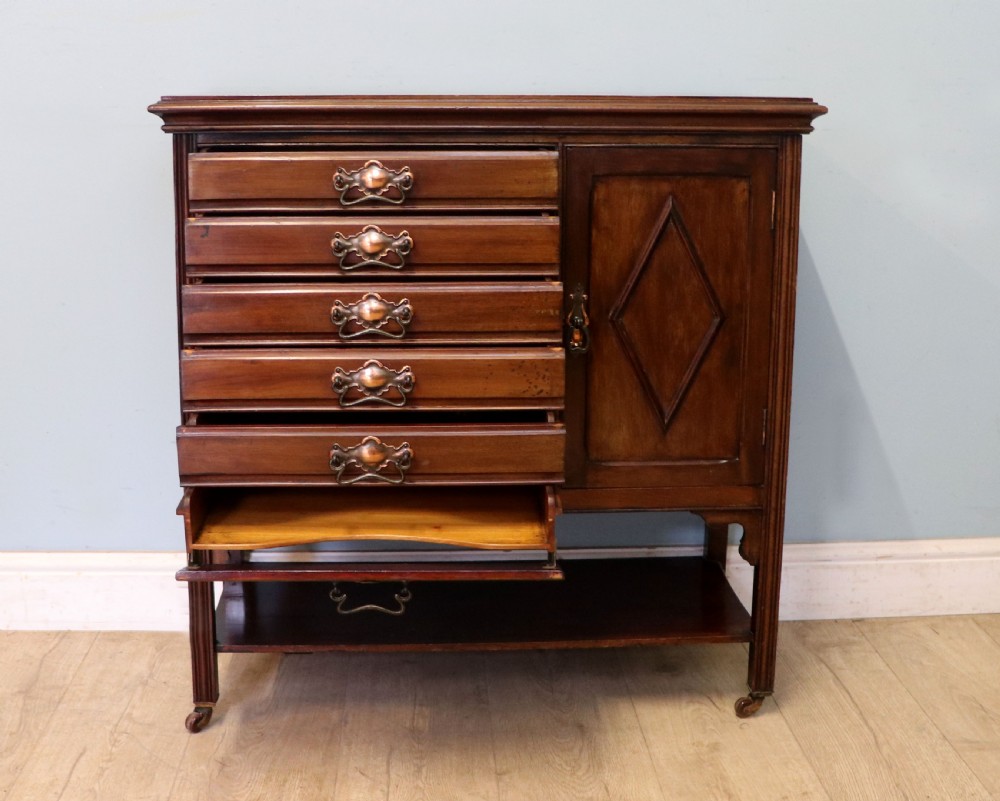 A lovely late Victorian music cabinet!  View III