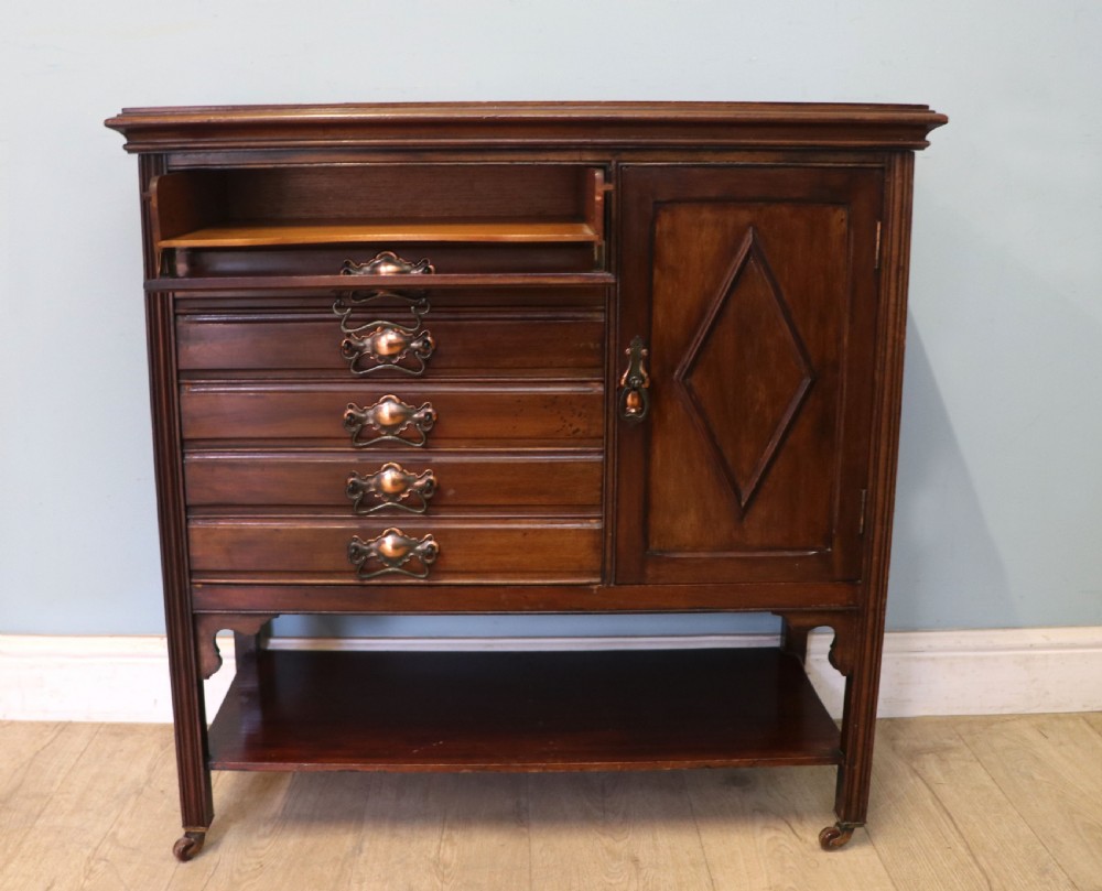 A lovely late Victorian music cabinet!  View IV