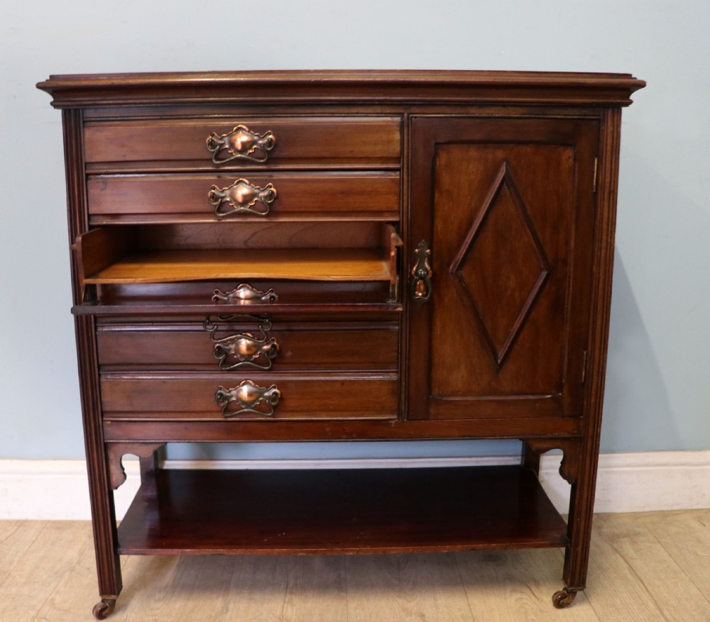 A lovely late Victorian music cabinet!  View VI