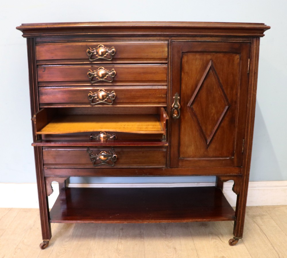 A lovely late Victorian music cabinet!  View VII