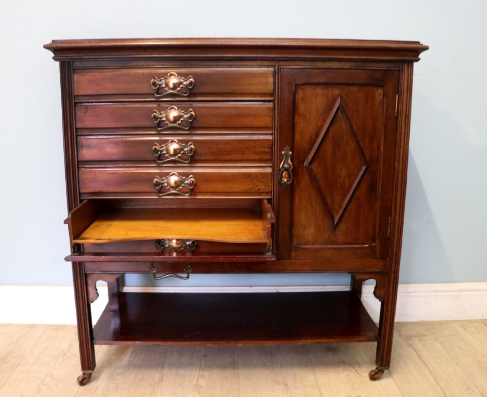 A lovely late Victorian music cabinet!  View VIII