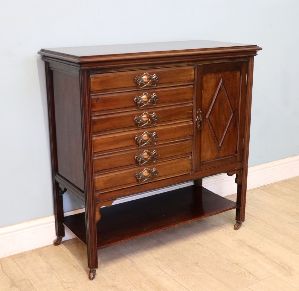 A lovely late Victorian music cabinet!  View X